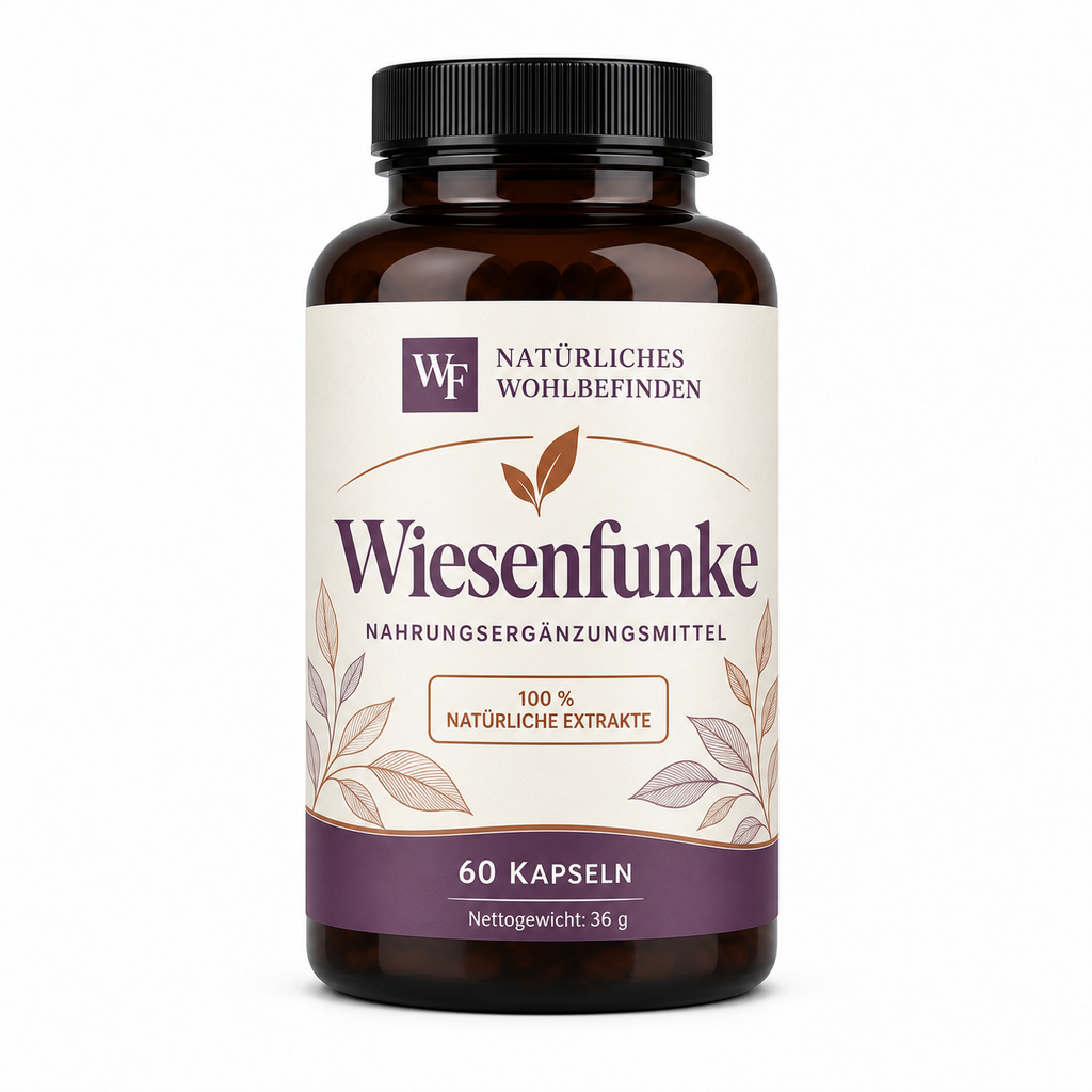 Wiesenfunke – Produktverpackung in einer Studioaufnahme
